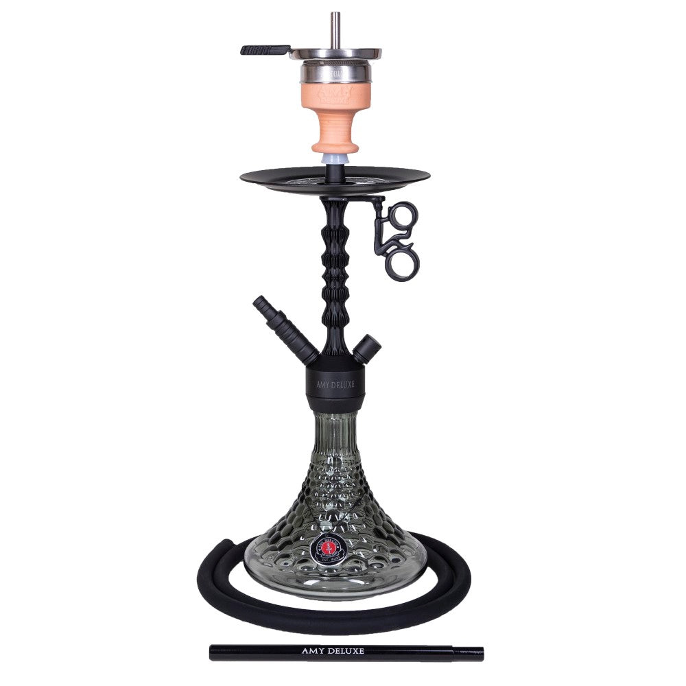 Кальян Amy Deluxe 072.02 Antique Berry S BK-BK — чёрный