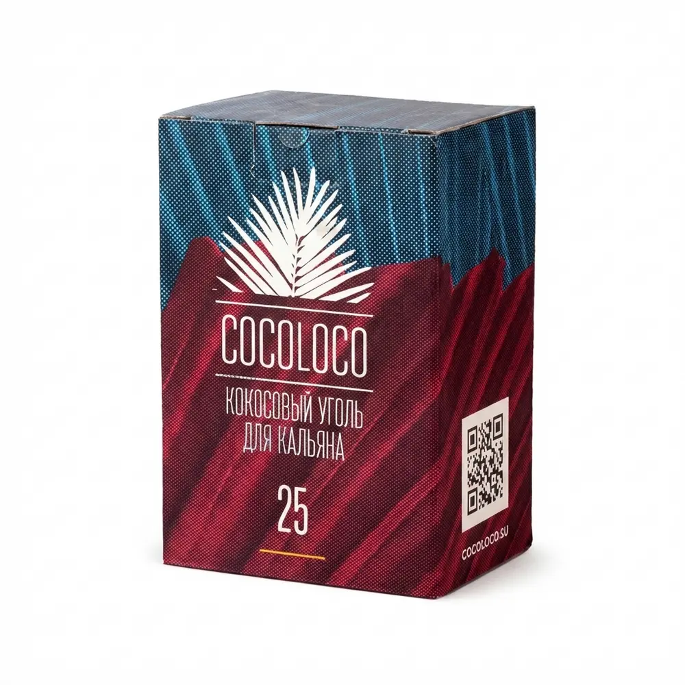 Уголь COCOLOCO 1kg, 72pcs, 25mm