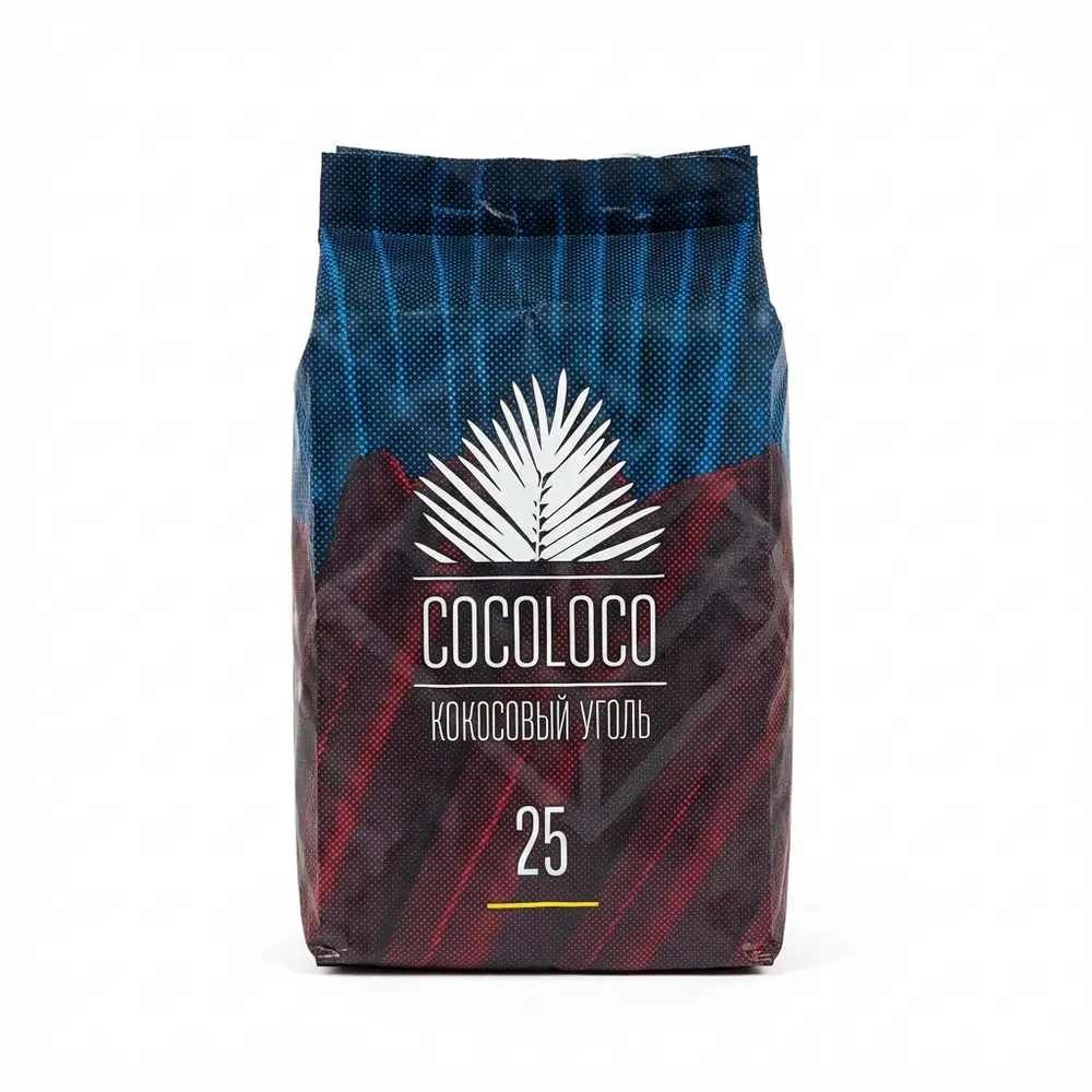 Уголь для кальяна COCOLOCO 1 кг, 72 шт, 25 мм (без картона)