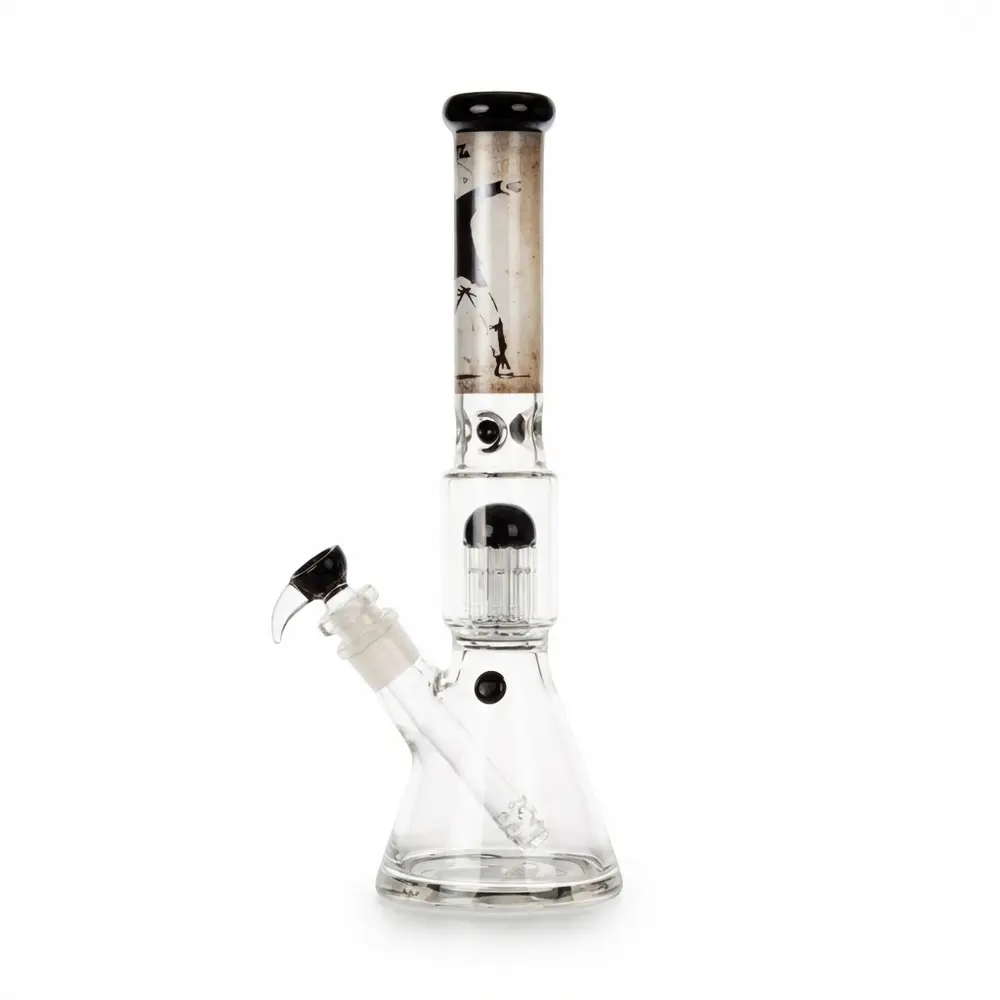 Bong G-Rollz Banksy Flower Thrower Beaker