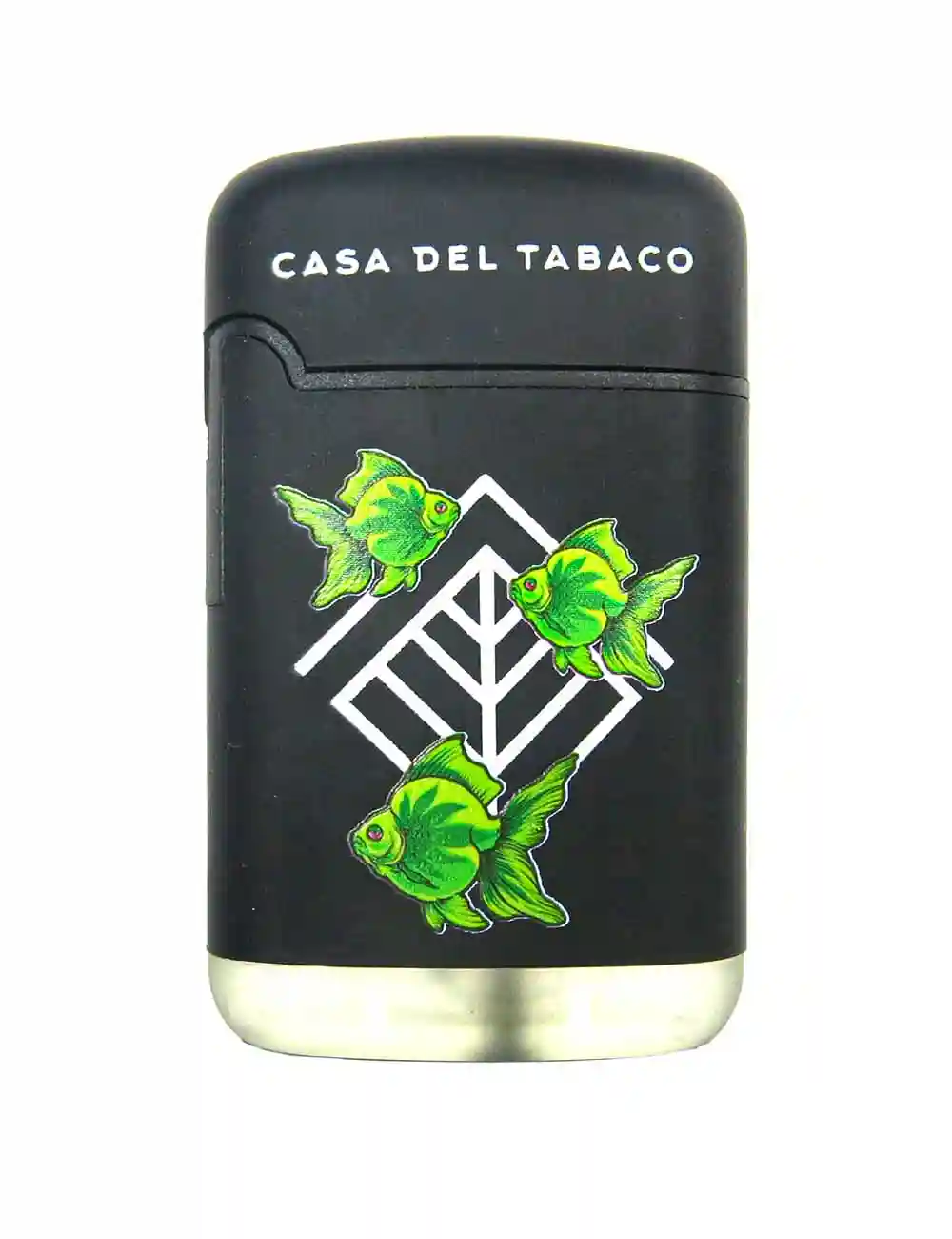Lighter Easy Torch 8 Rubber Black CDT Cannabis Fish