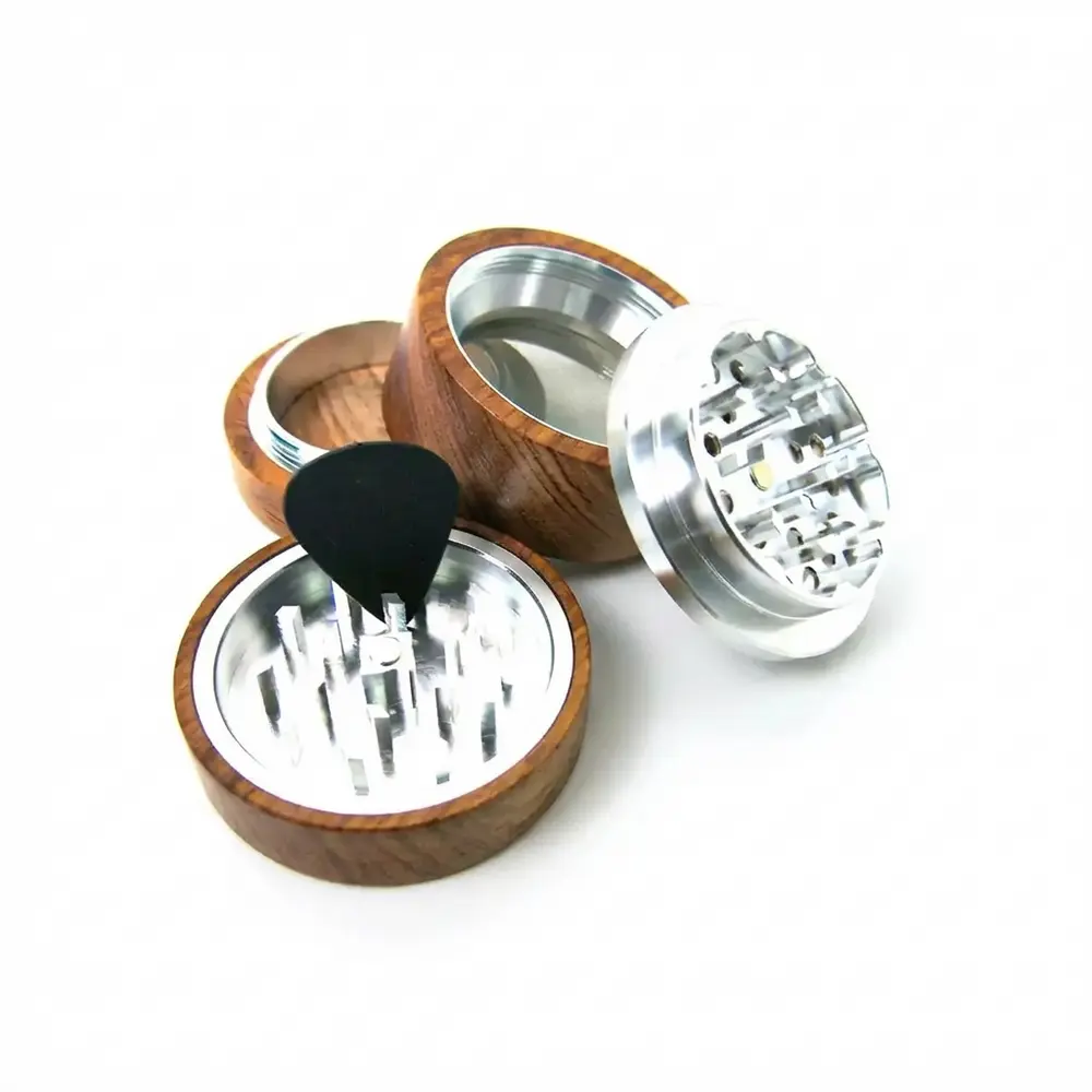 Гриндер OCB Wooden, 4 части, 60 мм