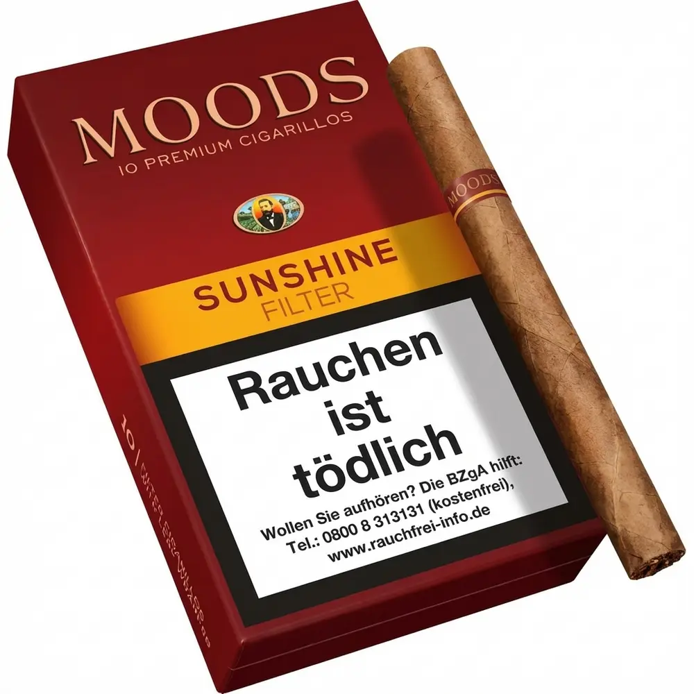 Сигариллы Moods Sunshine (pachet 10 шт)