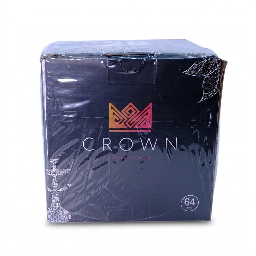 Уголь для кальяна CROWN 1,1kg, 64pcs, 26mm