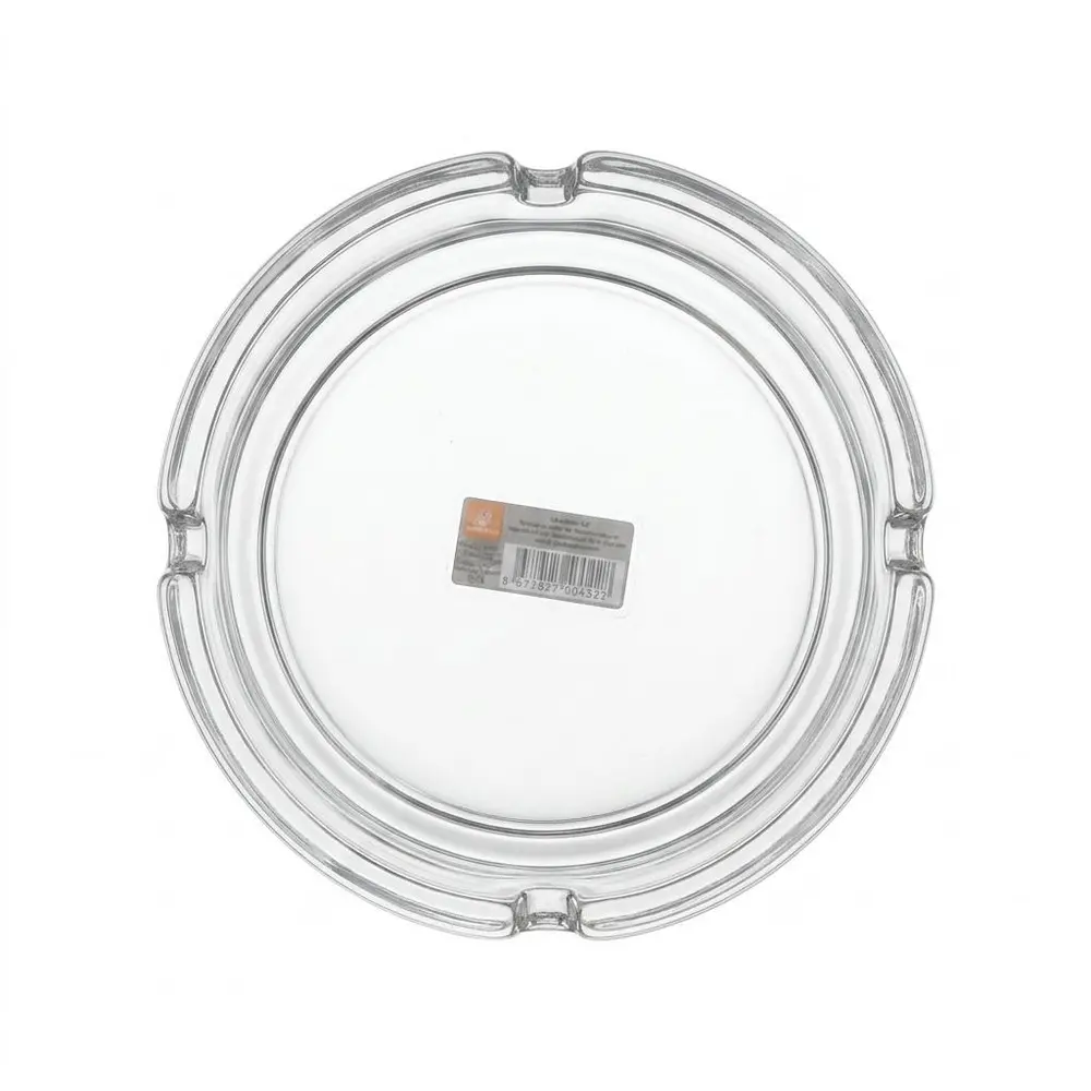Round glass ashtray