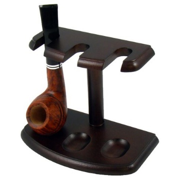 Suport pentru pipă Brebbia pentru 3 pipă din Hevea mahogany_21023