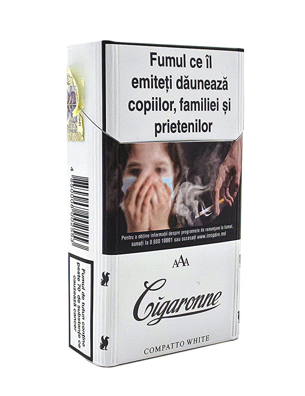 Tigarete Cigaronne Compatto White