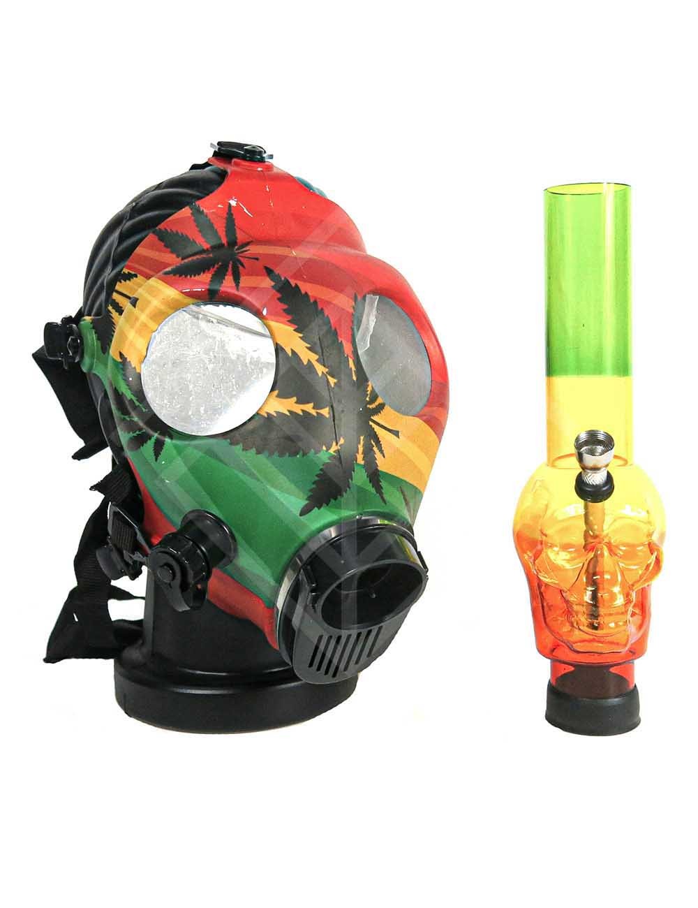 Amsterdam | Rasta Gas Bong Mask