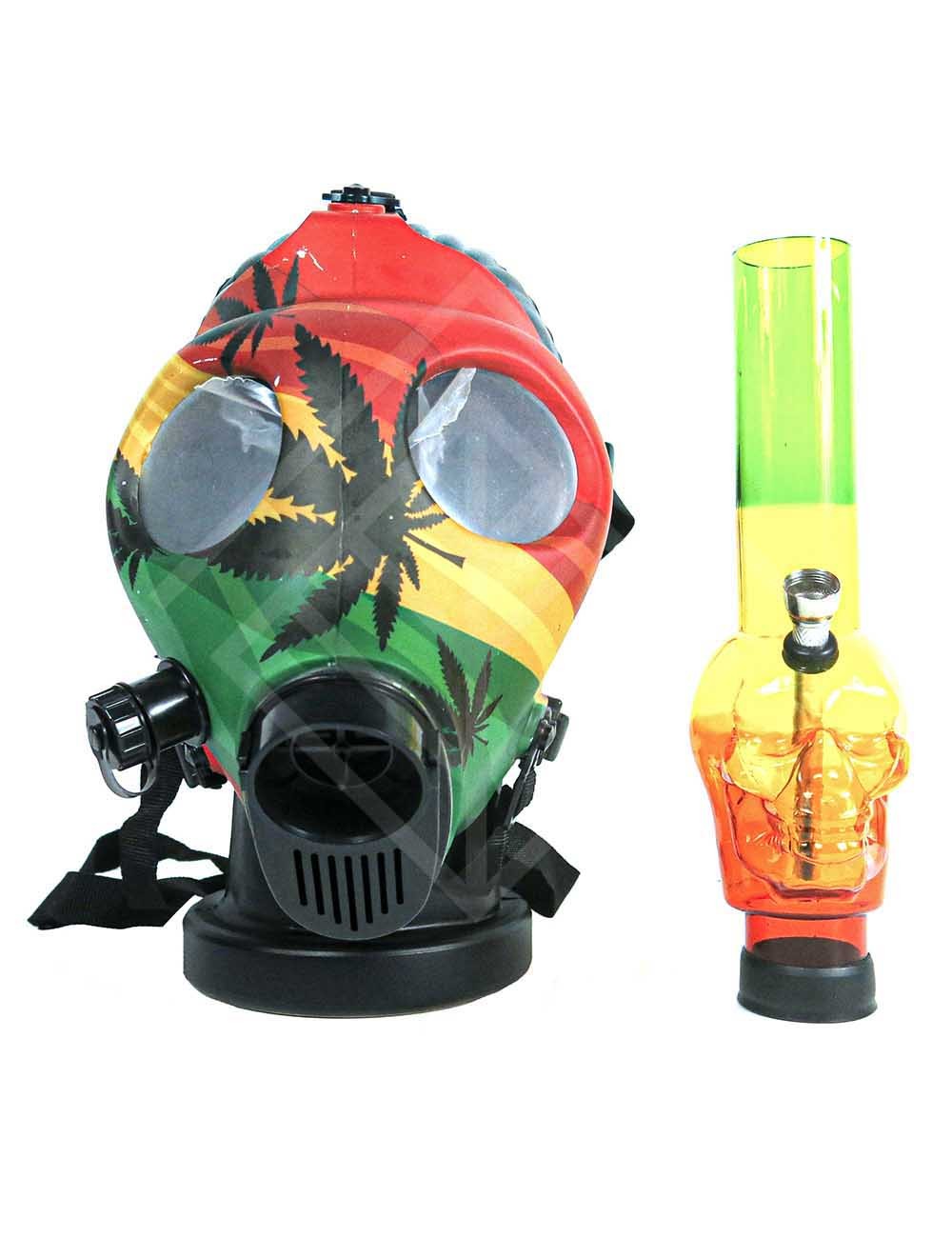 Amsterdam | Rasta Gas Bong Mask