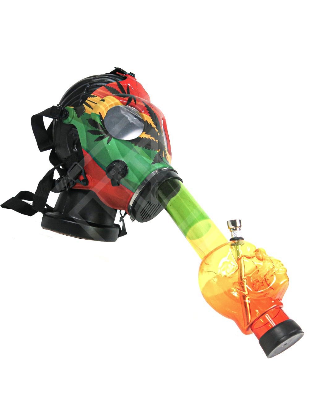 Amsterdam | Rasta Gas Bong Mask