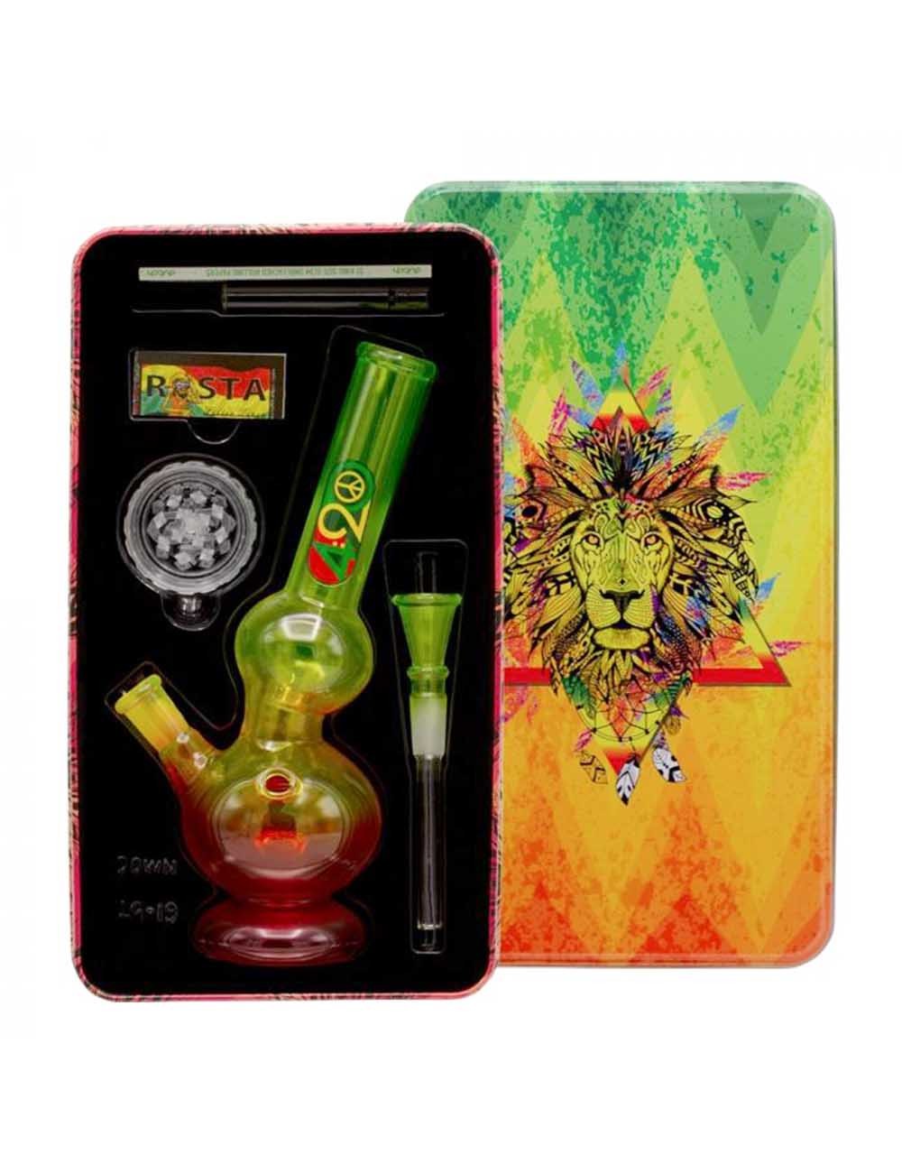 Four Twenty Rasta Bong giftset