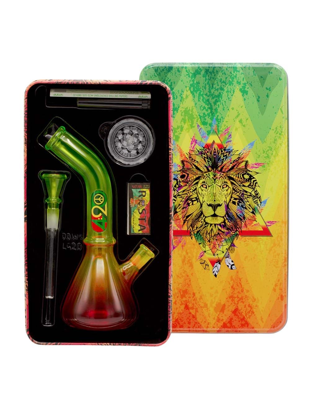 Giftset Four Twenty Rasta Bong