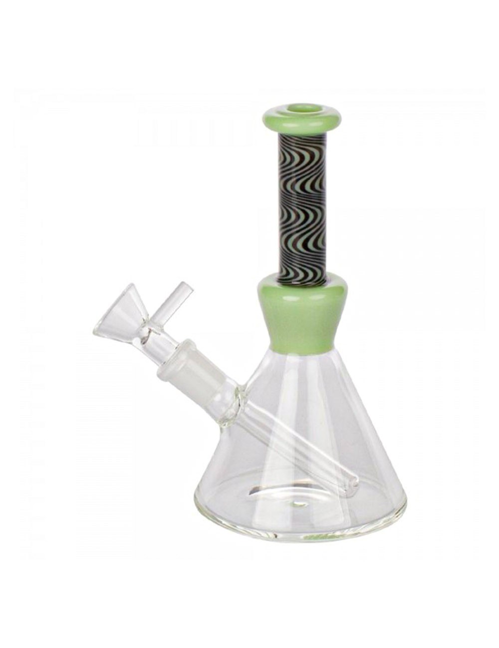 Bong Amsterdam | Limited Edition Mixed Bubbler Series Green - H:16cm - Ø:50mm - SG:14.5mm