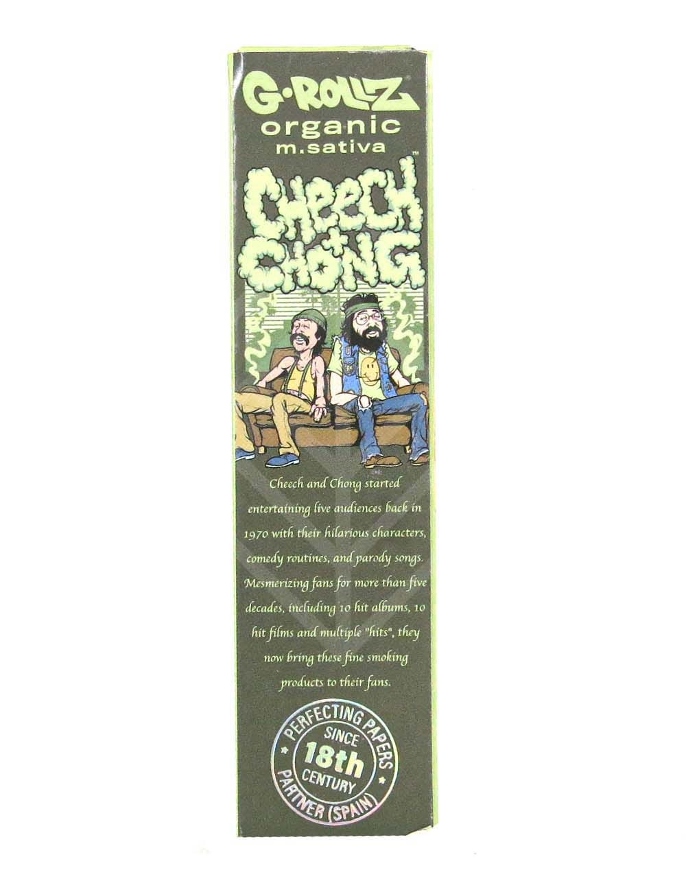 G-ROLLZ | Cheech & Chong(TM) - Medicago Sativa Extra Thin - 50 KS Papers + Tips
