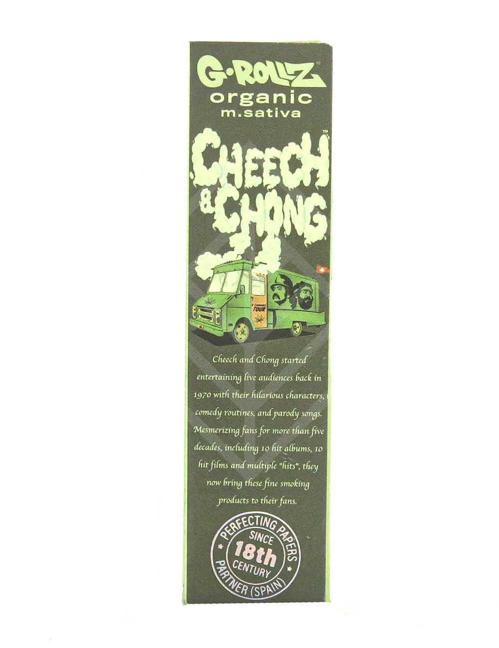 G-ROLLZ | Cheech & Chong(TM) - Medicago Sativa Extra Thin - 50 KS Papers + Tips