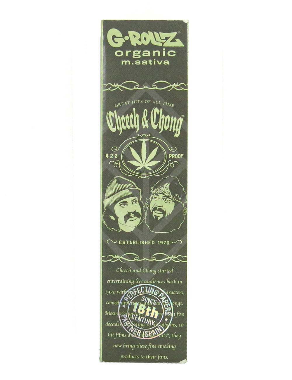 G-ROLLZ | Cheech & Chong(TM) - Medicago Sativa Extra Thin - 50 KS Papers + Tips