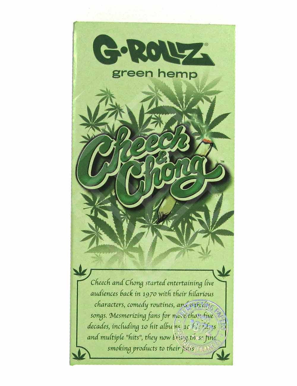 G-ROLLZ | Cheech & Chong(TM) Mix Set 1 - Organic Green Hemp - 50 KS Papers + Tips & Tray