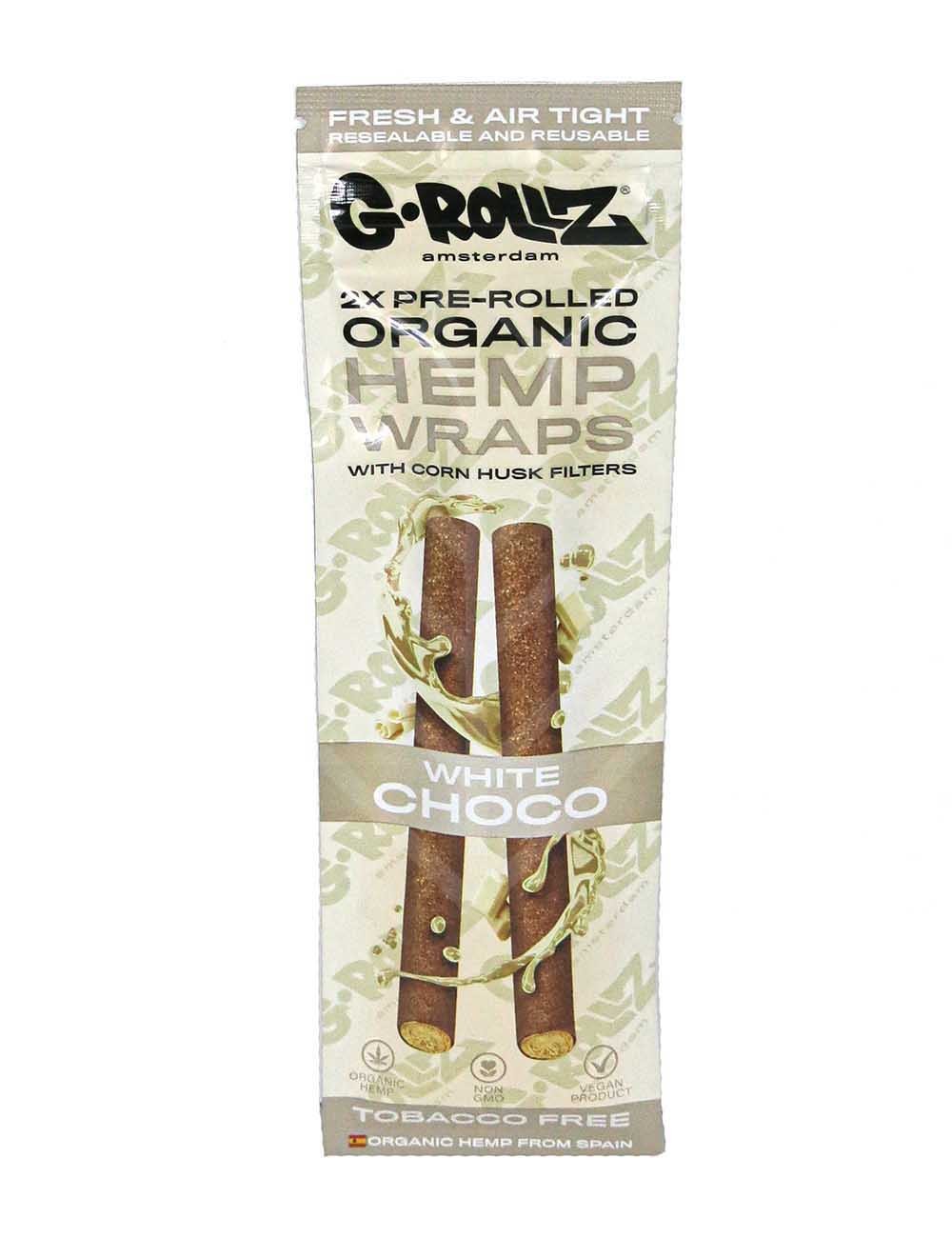 G-ROLLZ | 2x White Chocolate Pre-Rolled Hemp Wraps