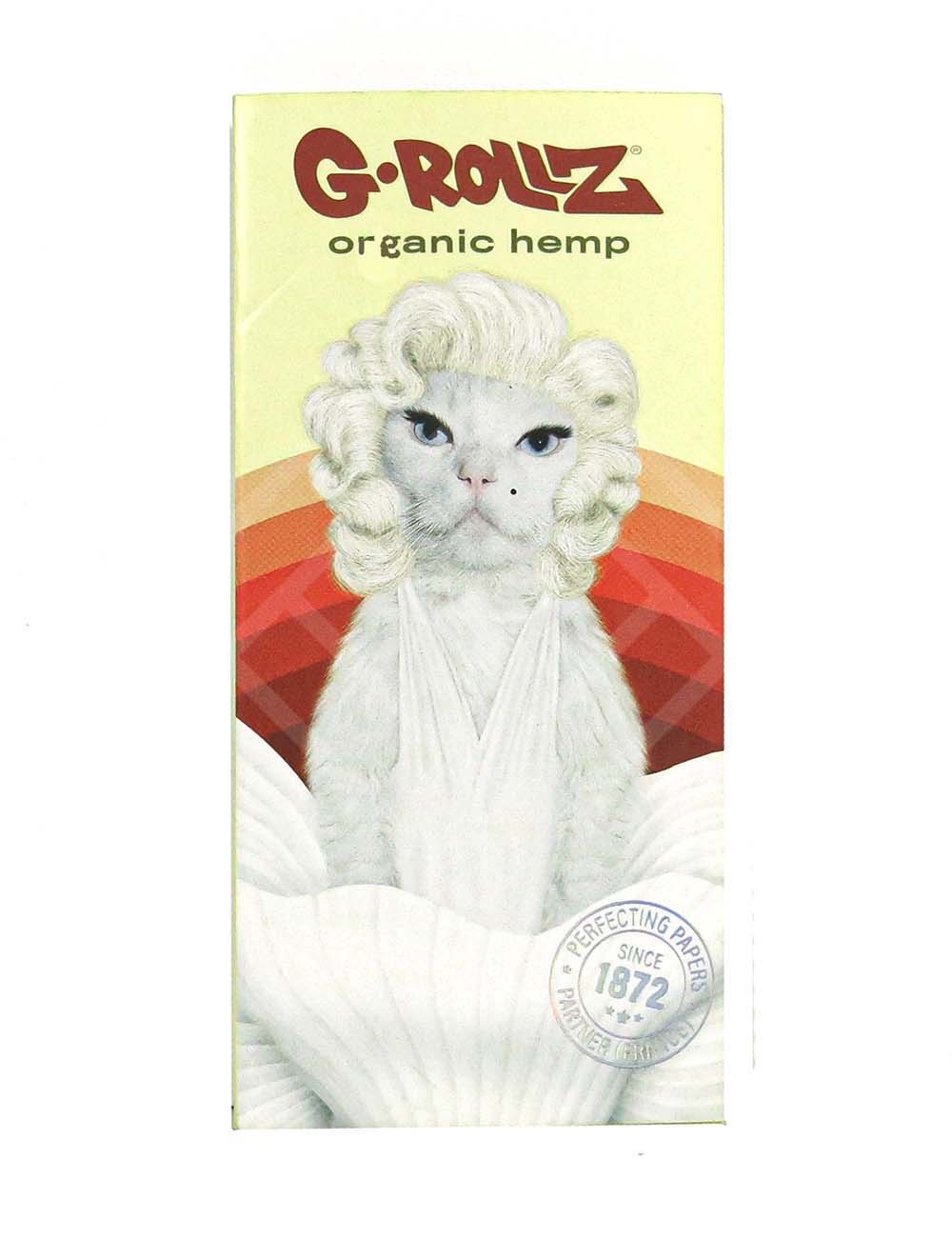 G-ROLLZ | 'Diamond T' - Organic Hemp Extra Thin - 50 KS Papers + Tips & Tray
