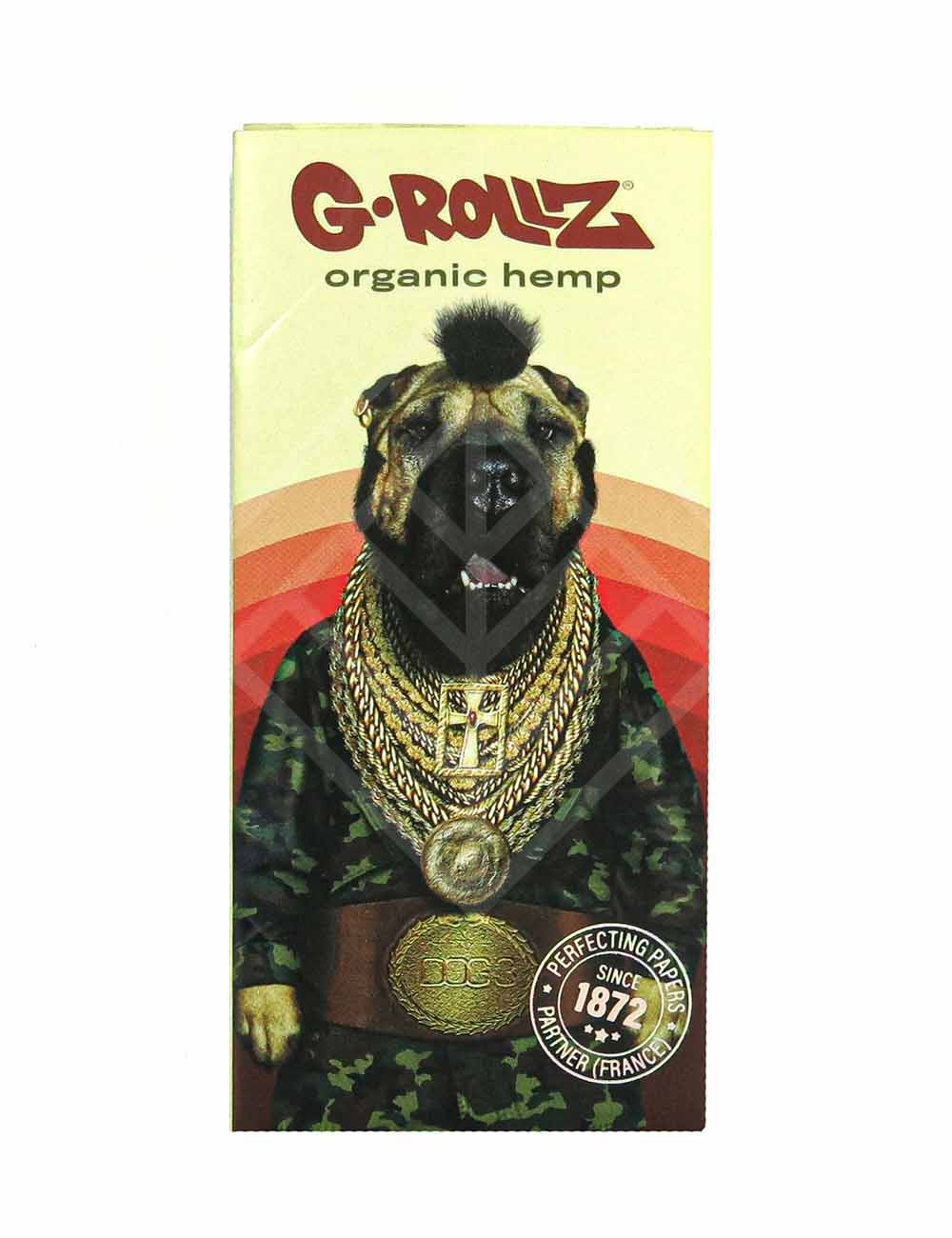 G-ROLLZ | 'Diamond T' - Organic Hemp Extra Thin - 50 KS Papers + Tips & Tray