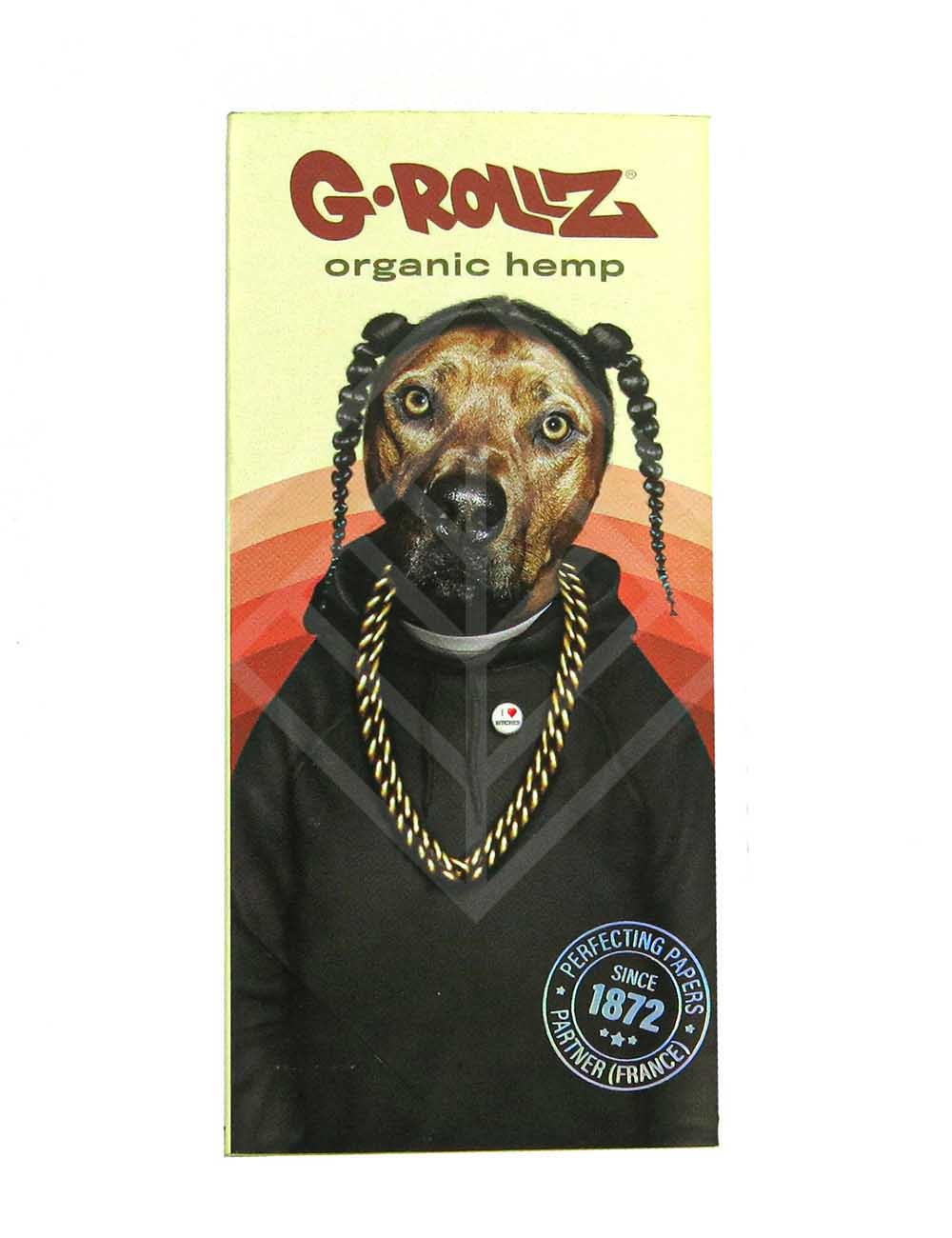 G-ROLLZ | 'Reggae Rap' - Organic Hemp Extra Thin - 50 KS Papers + Tips & Tray