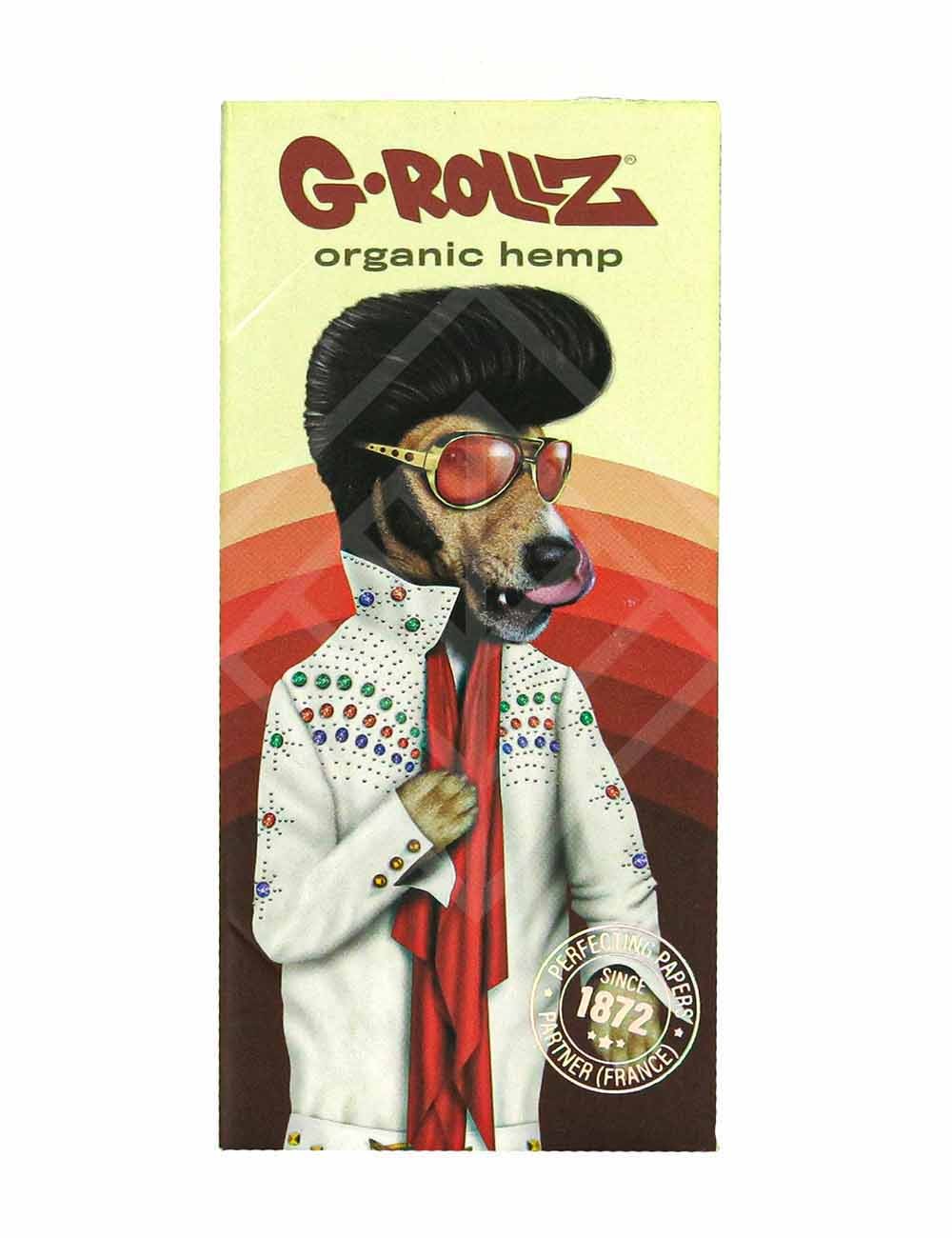 G-ROLLZ | 'Vegas Pop' - Organic Hemp Extra Thin - 50 KS Papers + Tips & Tray
