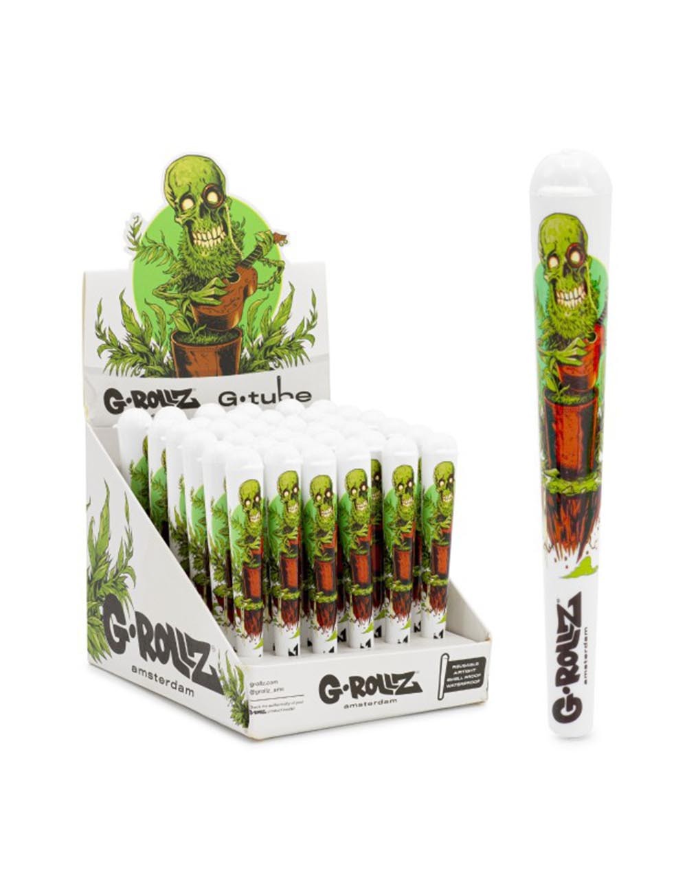 Husă pentru conuri pre-rulate G-Tube | Grassroot Skeleton Cone Holders