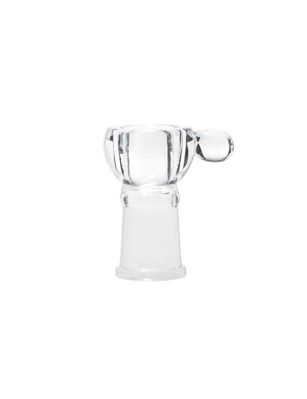 Grace Glass | Bol din sticlă cu rozetă și mărgele de sticlă - SG:18,8 mm