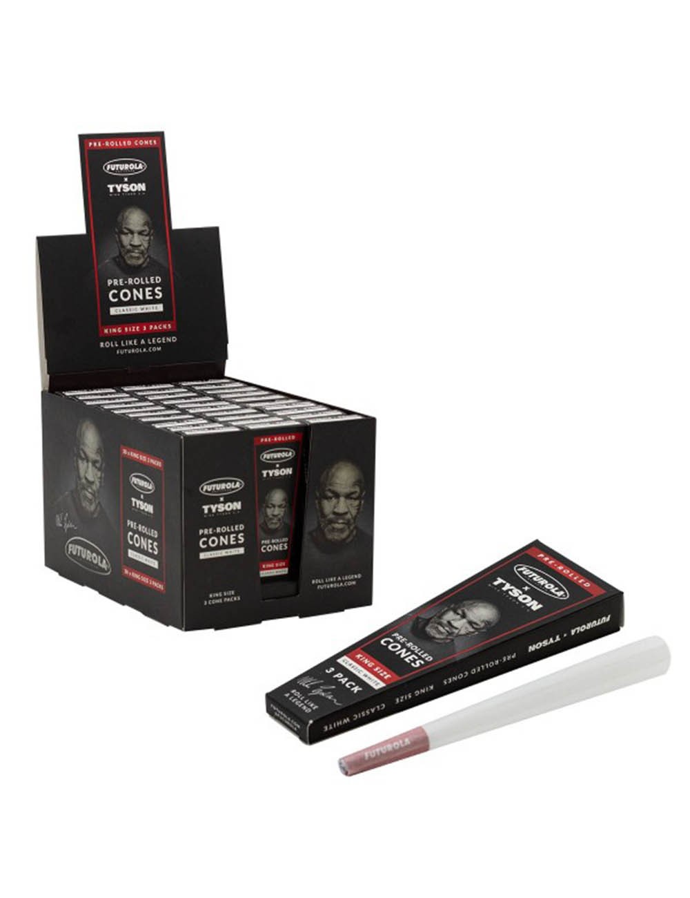 Conuri pre-rulate Futurola | Tyson 2.0 King Size Pre-Rolled Cones 3-Pack