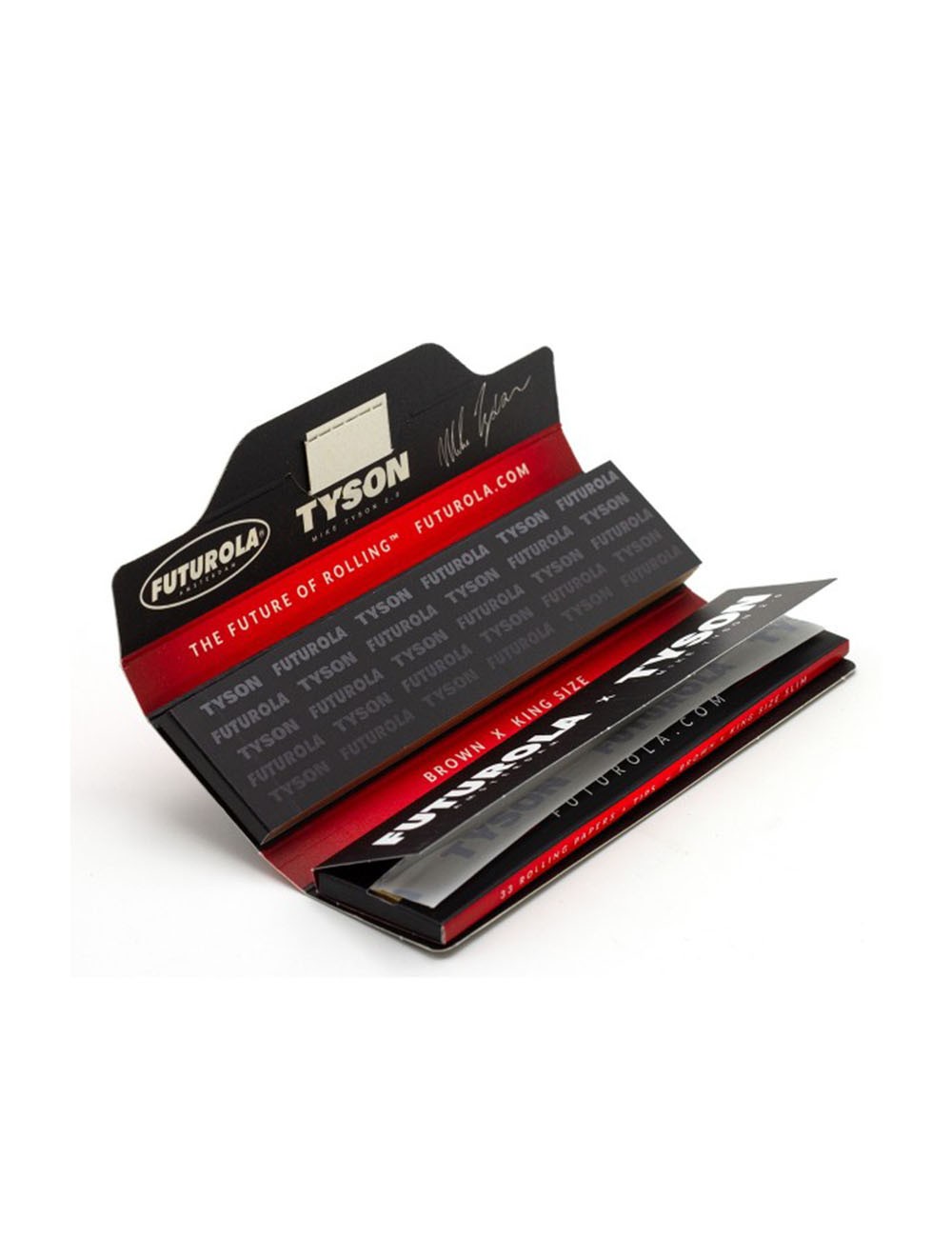 Hârtie pentru țigări Futurola | Tyson 2.0 Unbleached-33 KS + Tips Rolling Papers