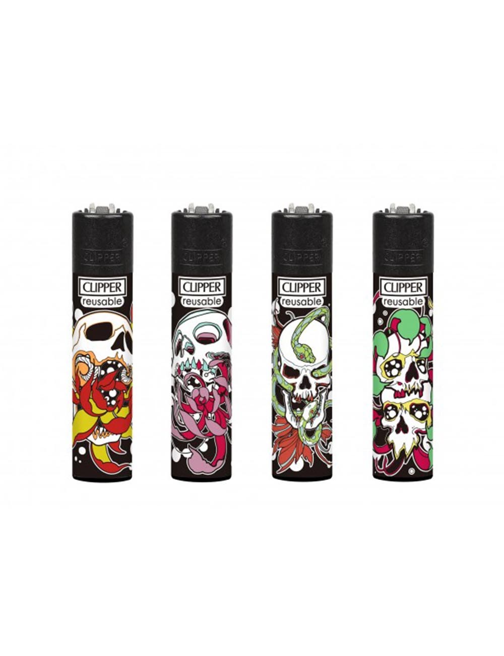 Brichetă Clipper | Skulls & Flowers