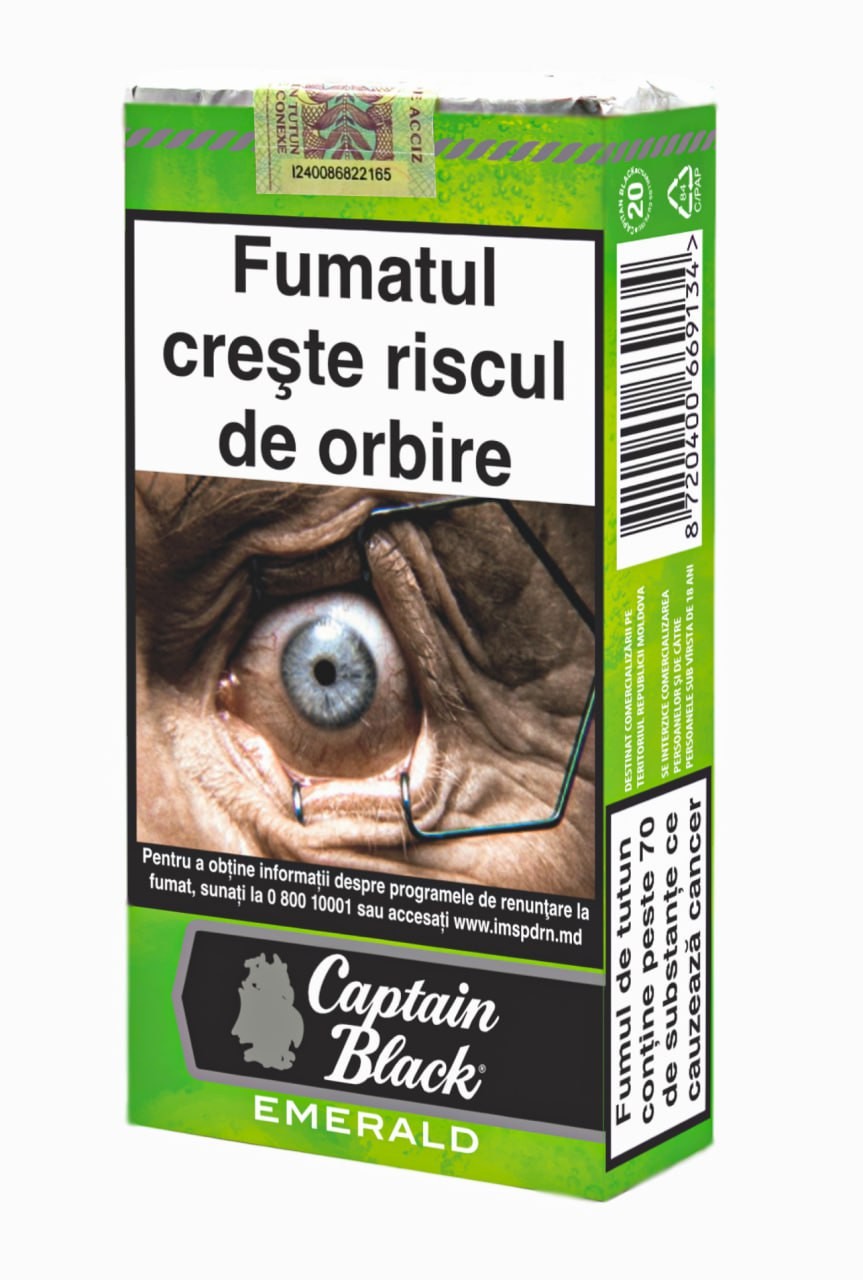 Captain Black Little Cigars Emerald  (pachet 20 buc)