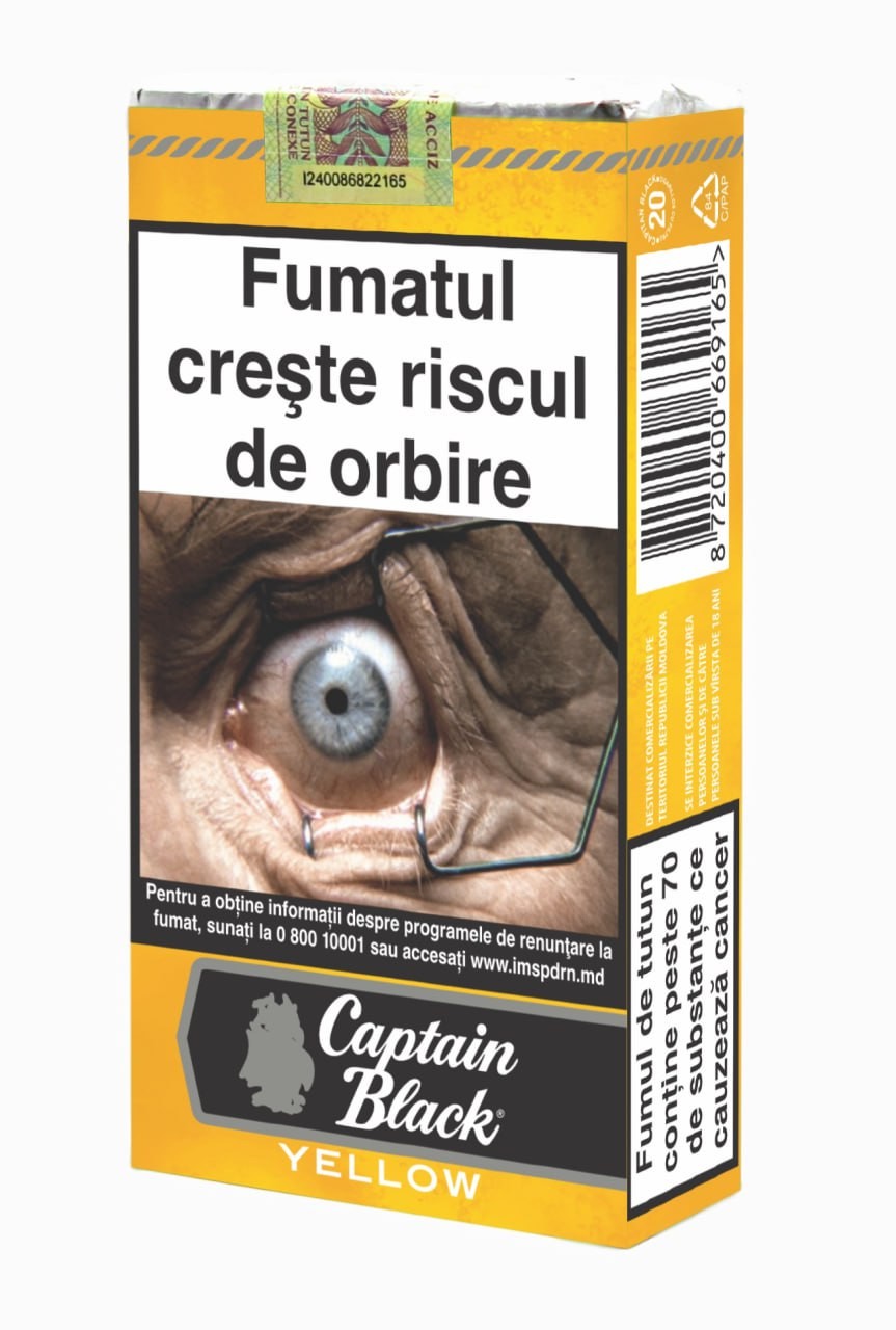 Captain Black Little Cigars Yellow  (pachet 20 buc)